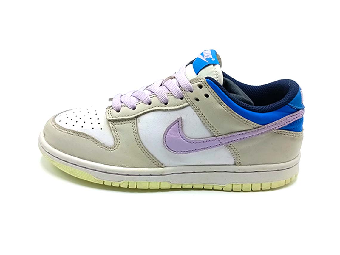 Nike Dunk Low GS 'Khaki Blue Pink