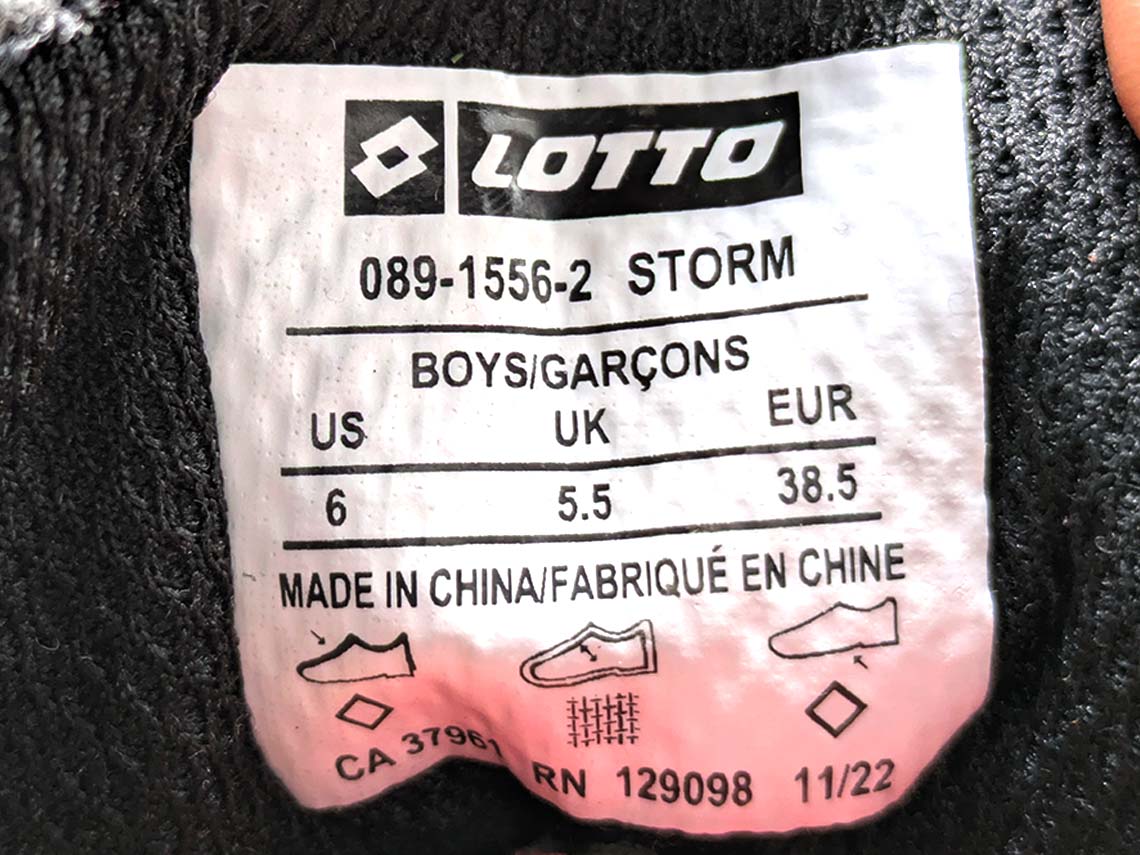 Lotto Storm firm ground soccer