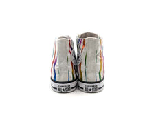 Converse All Star White & Rainbow