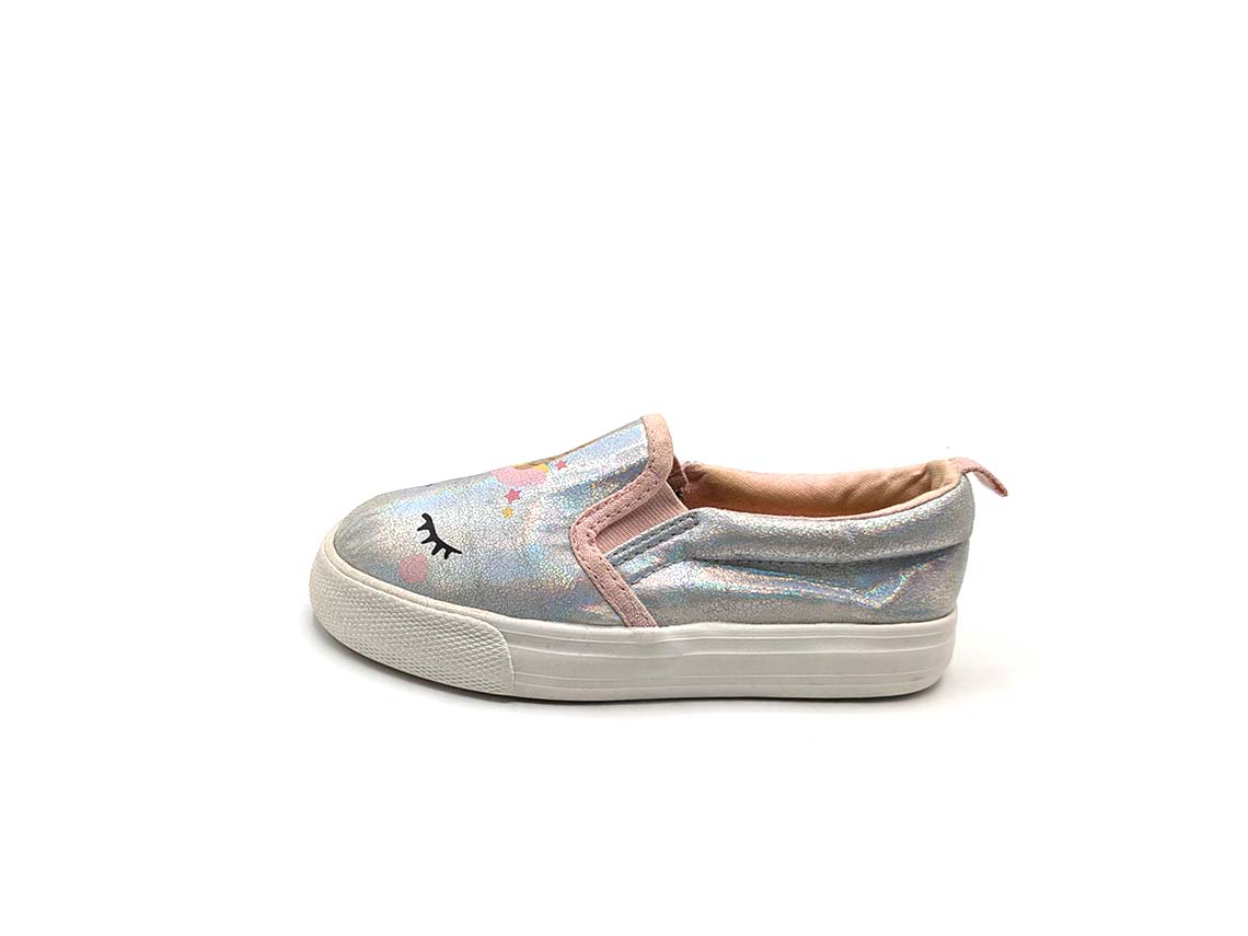 Bocca Silver Unicorn Slip-on
