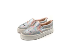 Bocca Silver Unicorn Slip-on