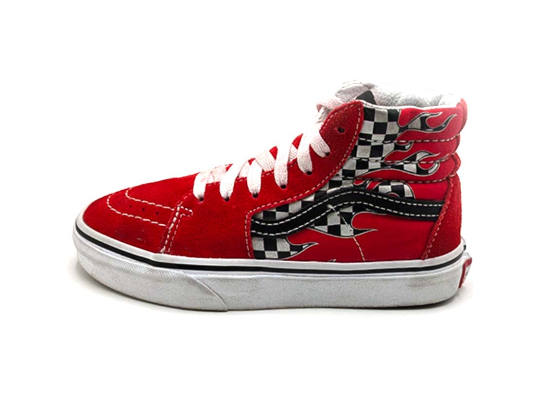Vans SK8 HI Reflect Check Flame