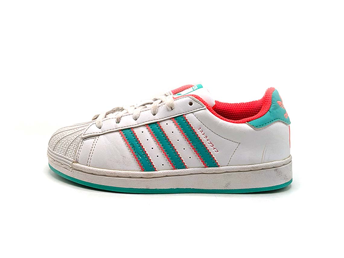 Adidas Superstar White Hi-Res Green