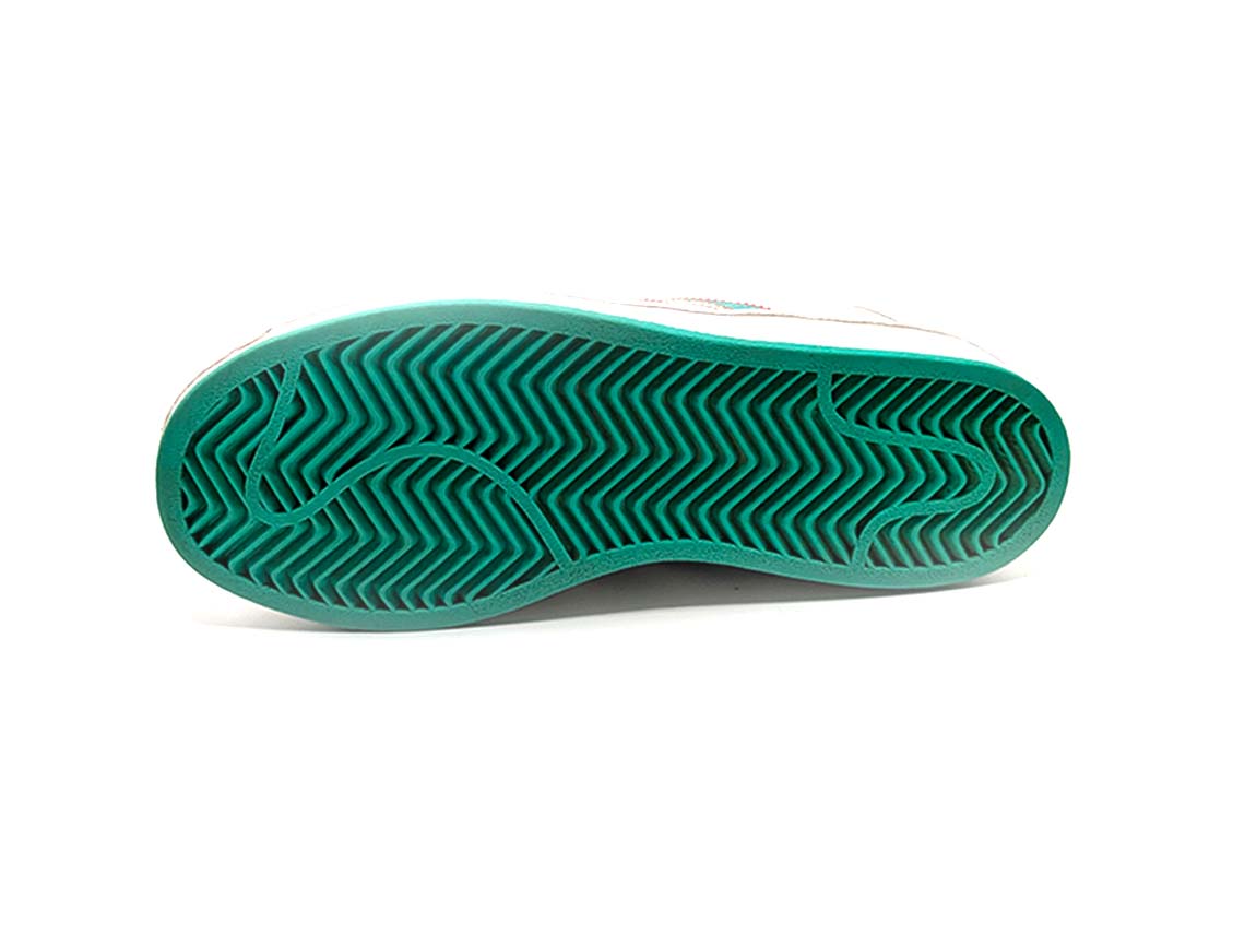 Adidas Superstar White Hi-Res Green