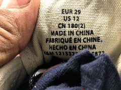 H&M Navy Blue Cotton Canvas