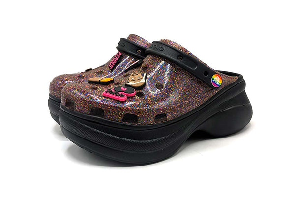 Crocs Glitter Platform Clog